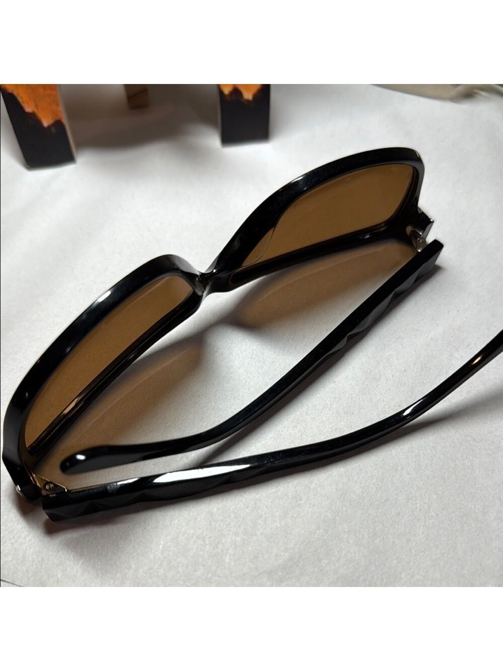 BCBGMaxAzria Black Sunglasses with Dark Tinted Lenses - Picture 7 of 8